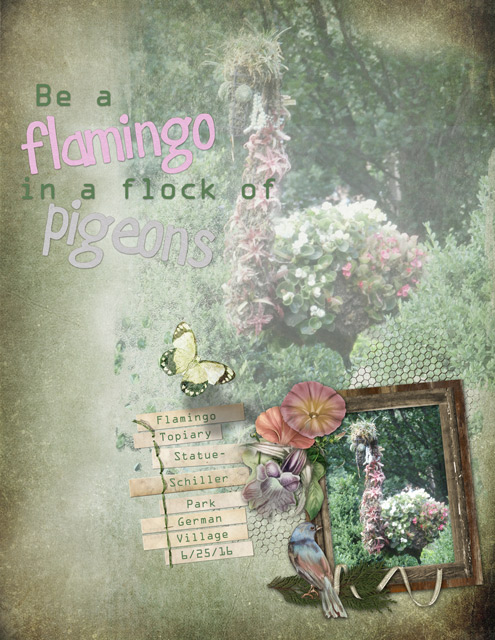 Be a flamingo