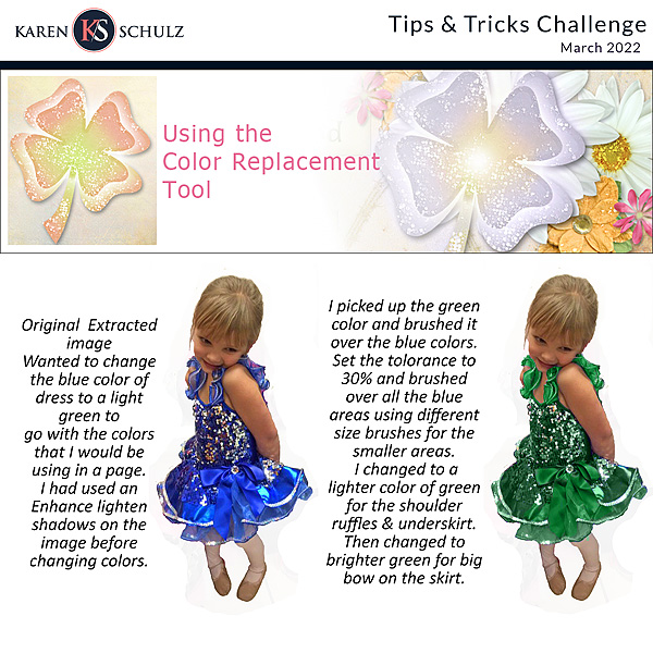 BE - Karen Schultz Tips and Tricks March Challenge