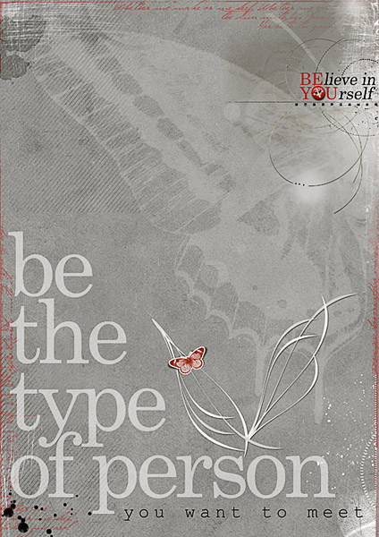 be the type of person...