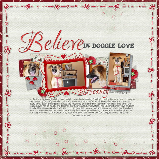 Believe in doggie love