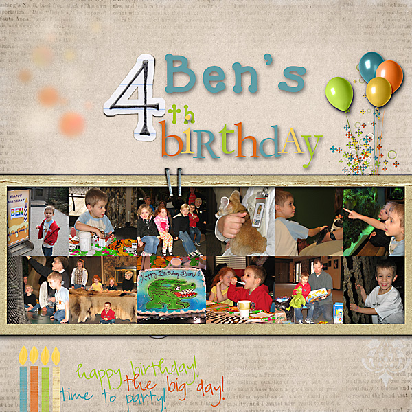 Ben's 4th Birthday!