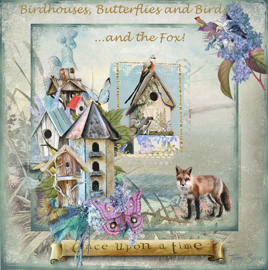 Birdhouses, Birds, Butterflies and...the Fox--Recipe-Challenge-7