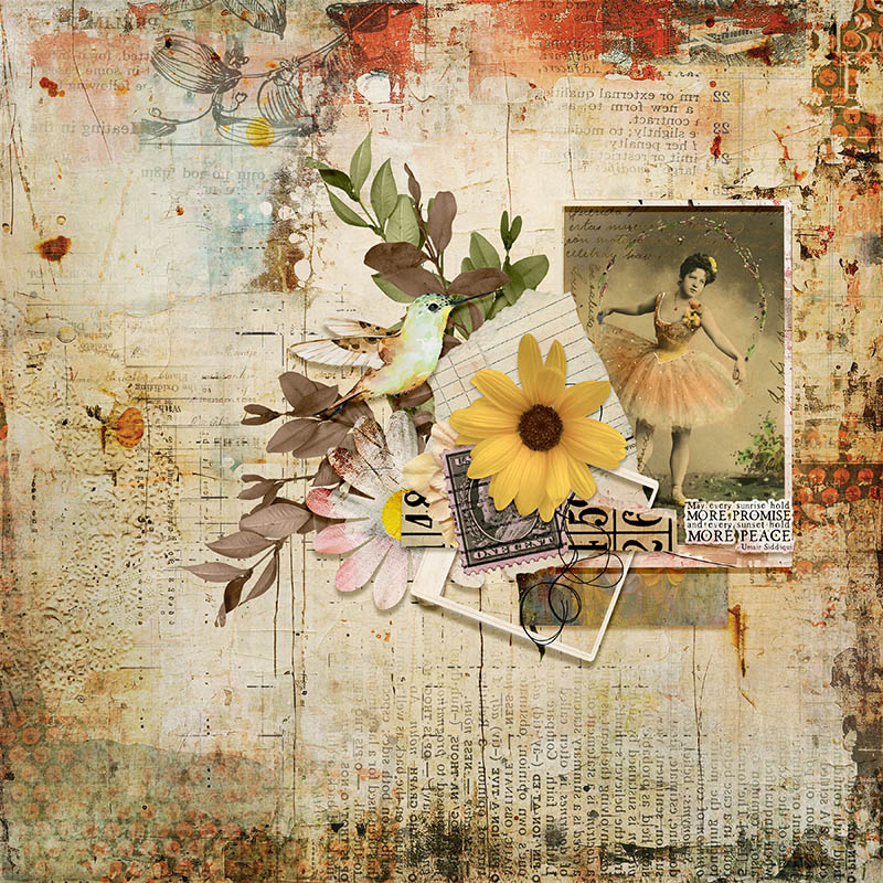 Birthday Scraplift Day 1Challenge