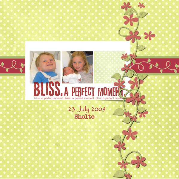 Bliss Sholto- week 20