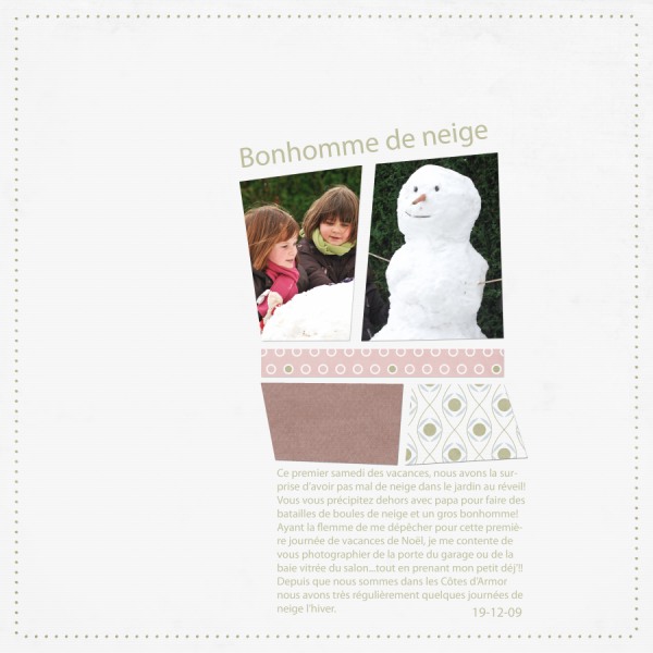 Bonhomme de Neige