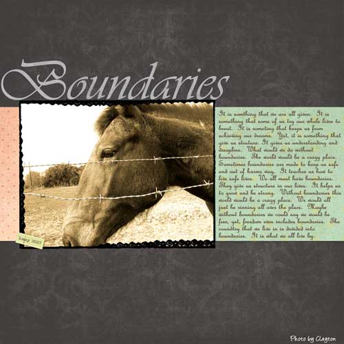 Boundaries