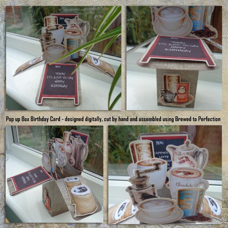 Brewed to Perfection Pop up Card