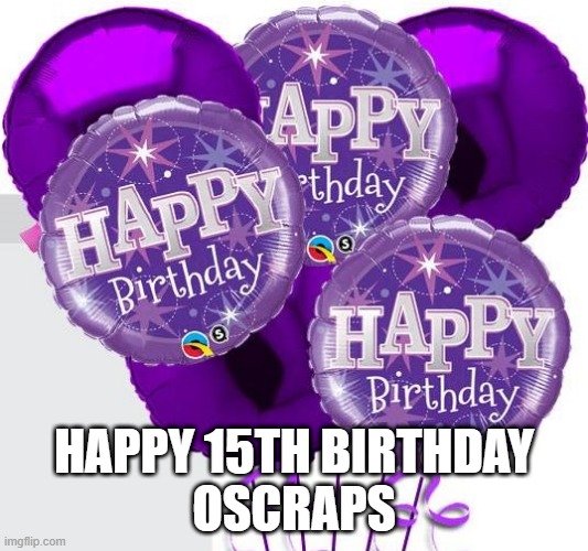 Bright Eyes Oscraps Birthday Avatar