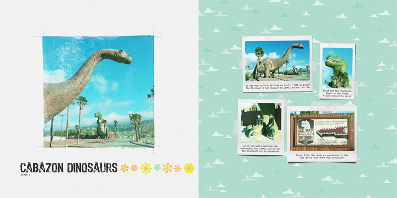 Cabazon Dinosaurs (Double Page)