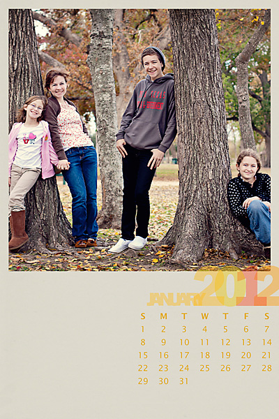 calendar page JAN