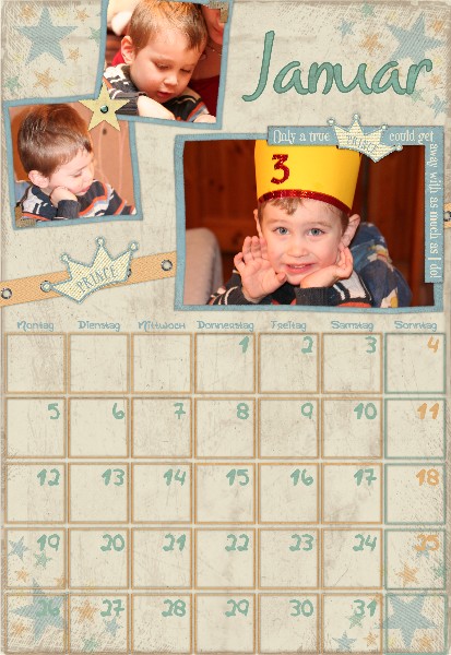 Calendarpage January Hendrik