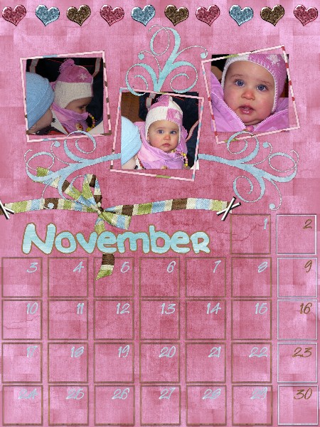 Calendarpage November