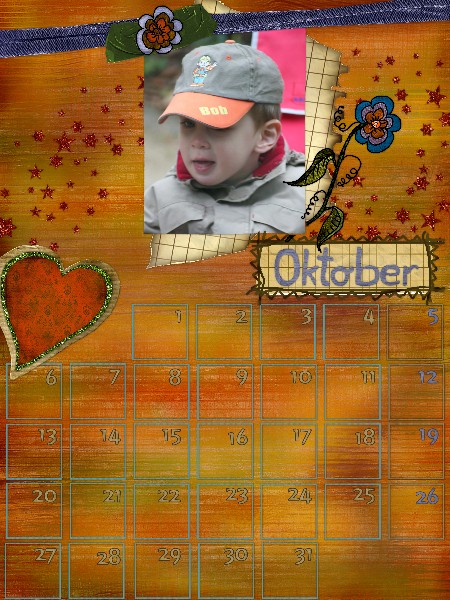 Calendarpage October