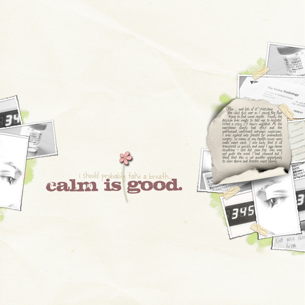 calm is good