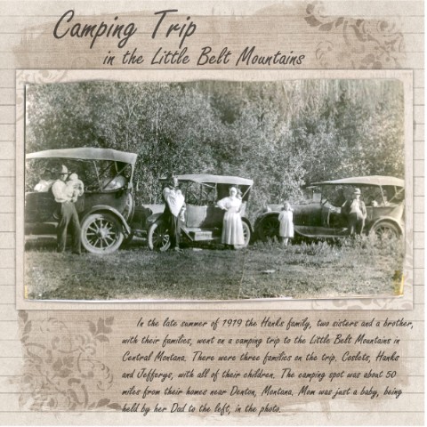 Camping Trip 1919