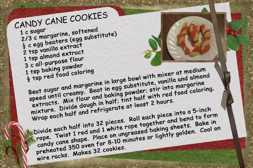 Candy Cane Cookies