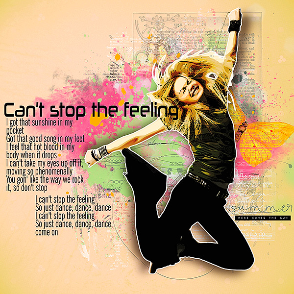 Can't stop the feeling