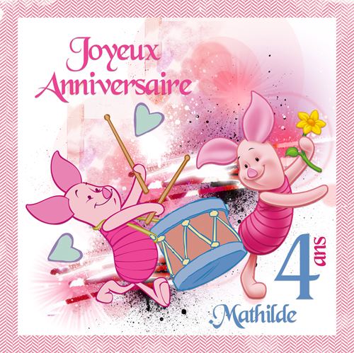 carte danniversaire pour Mathilde le 14/10/2020