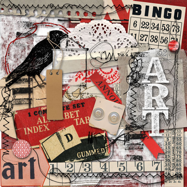 Challenge 2 Art Journal Collage