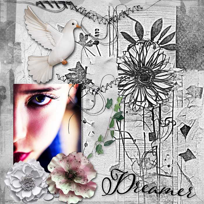 Challenge #2 Artsy Mixed Media