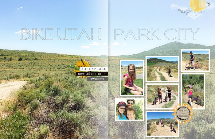 Challenge 3_Style_DoublePage-MultiPhotos_Bike Utah