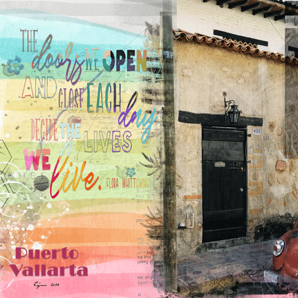 Challenge #9 ~ Puerto Vallarta Doorway