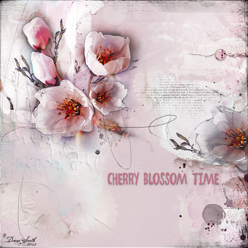 cherry blossoms - Lift from Linda Davis tuts