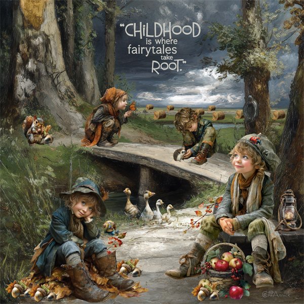 "Childhood is where fairy tales take root."