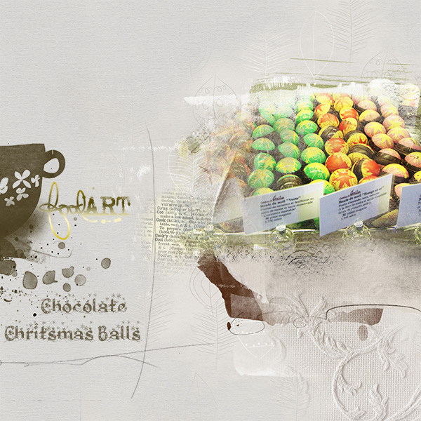 Chocolate Christmas balls