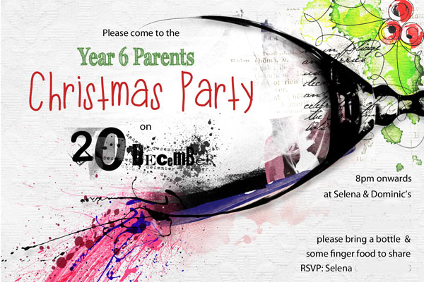 Christmas Party Invite 2012