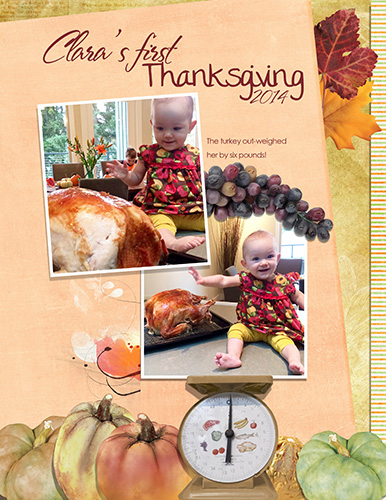 Clara's First Thanksgiving