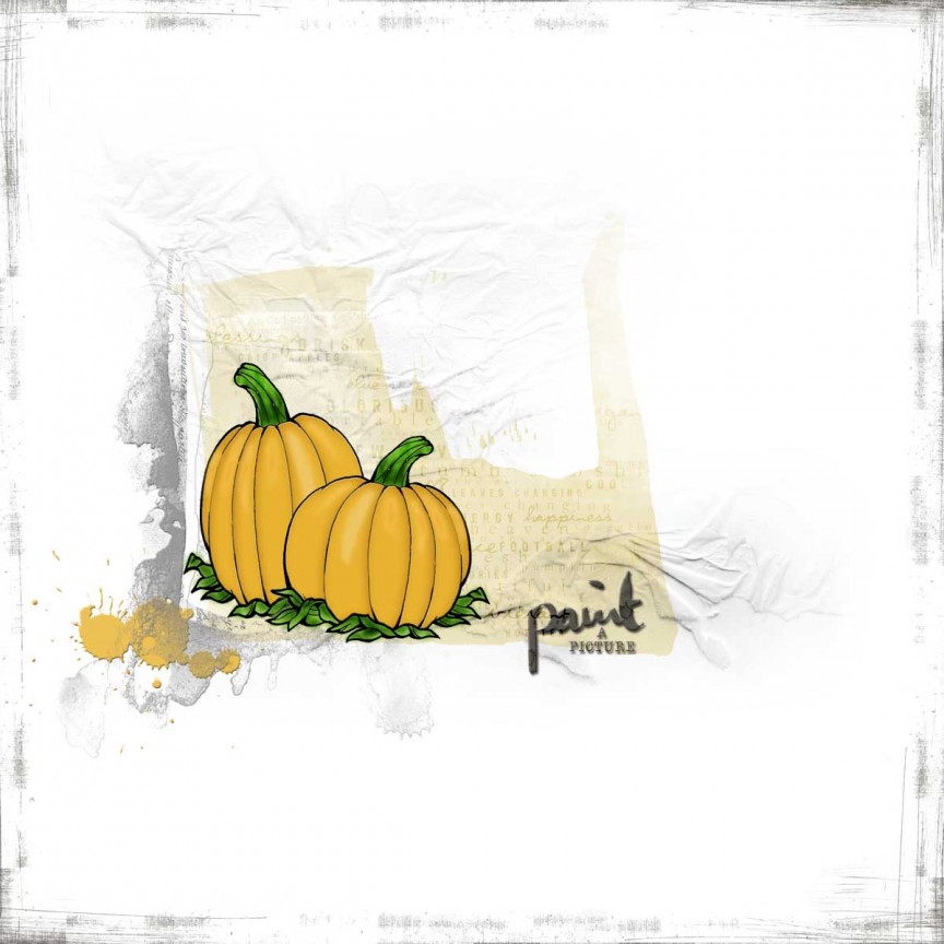 Color Challenge 10 22  Painted Pumpkins