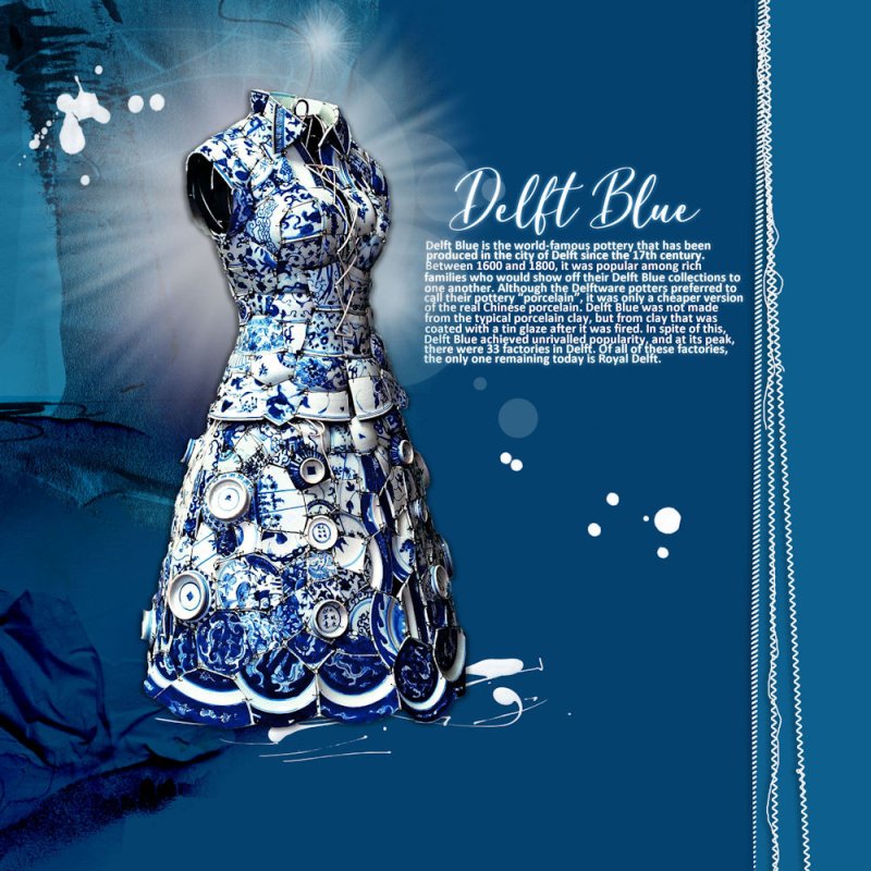 Color Challenge in blue  /  Delft Blue...