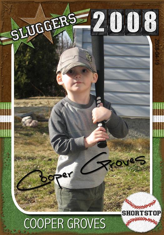 Cooper Baseball Card