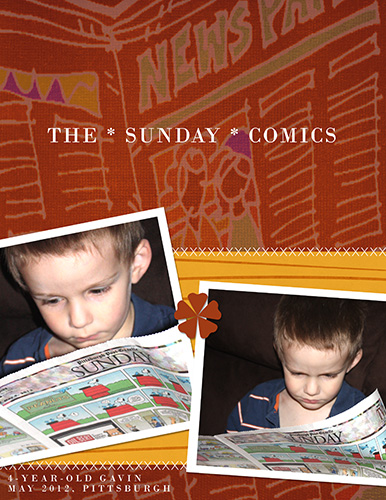 Copycat Challenge_June 2012: Reading the Comics