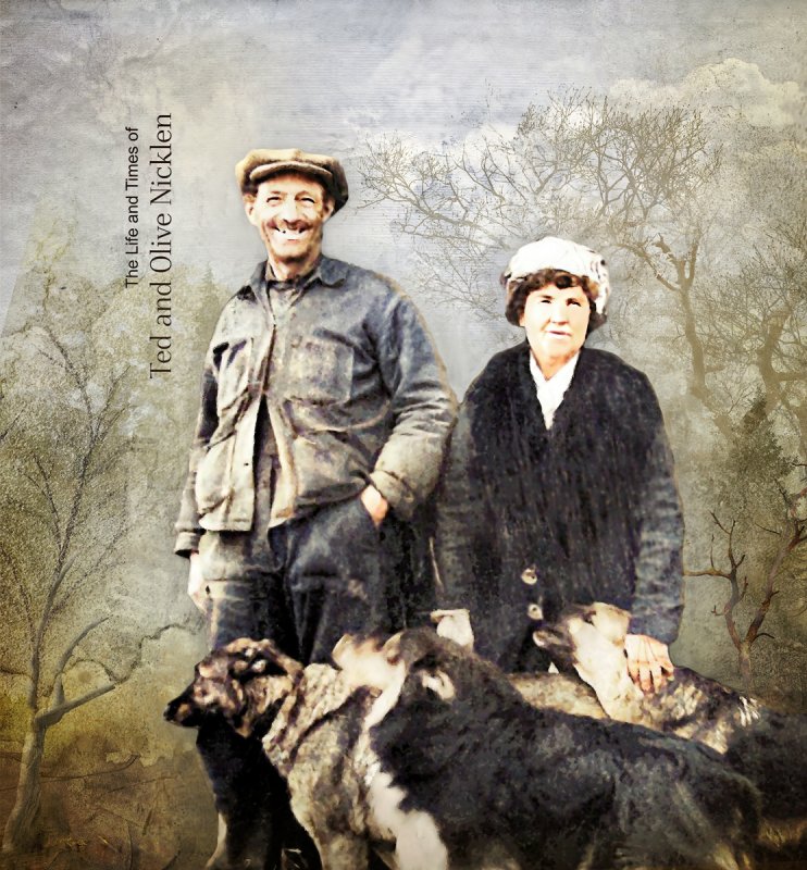 Cover for Ted and Olive's heritage book