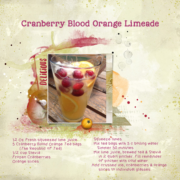 Cranberry Blood Orange Limeade