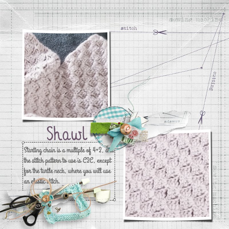 Crochet shawl