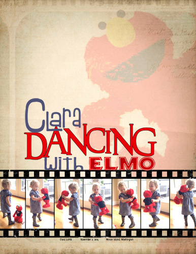 Dancing with Elmo