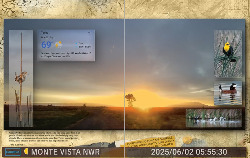 Dashcam Sunrise