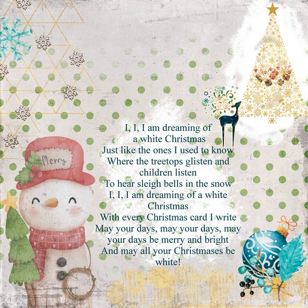 DAY 12 Lyrics of a Christmas Song