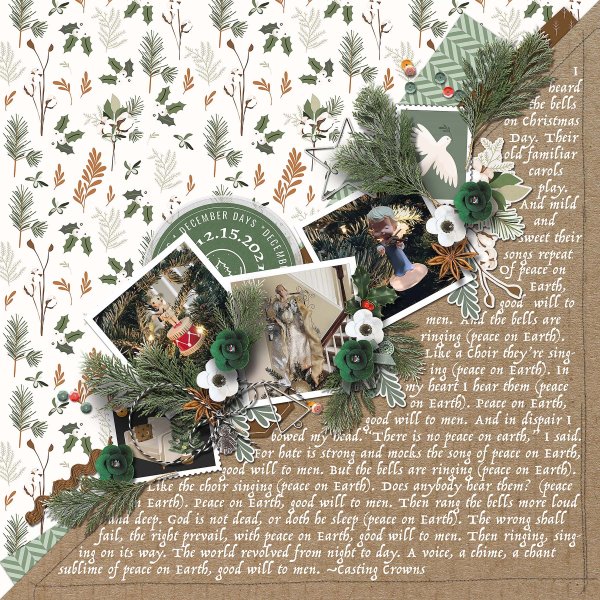 Day 15 Christmas Lyrics Layout