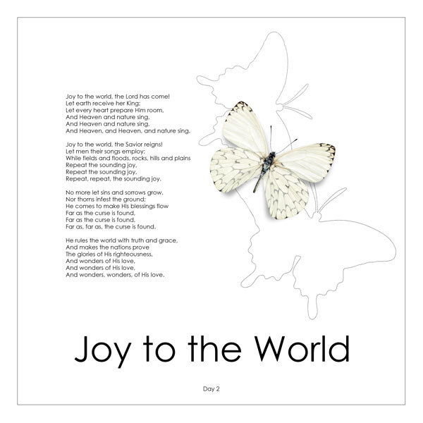 Day 2 - Joy to the World