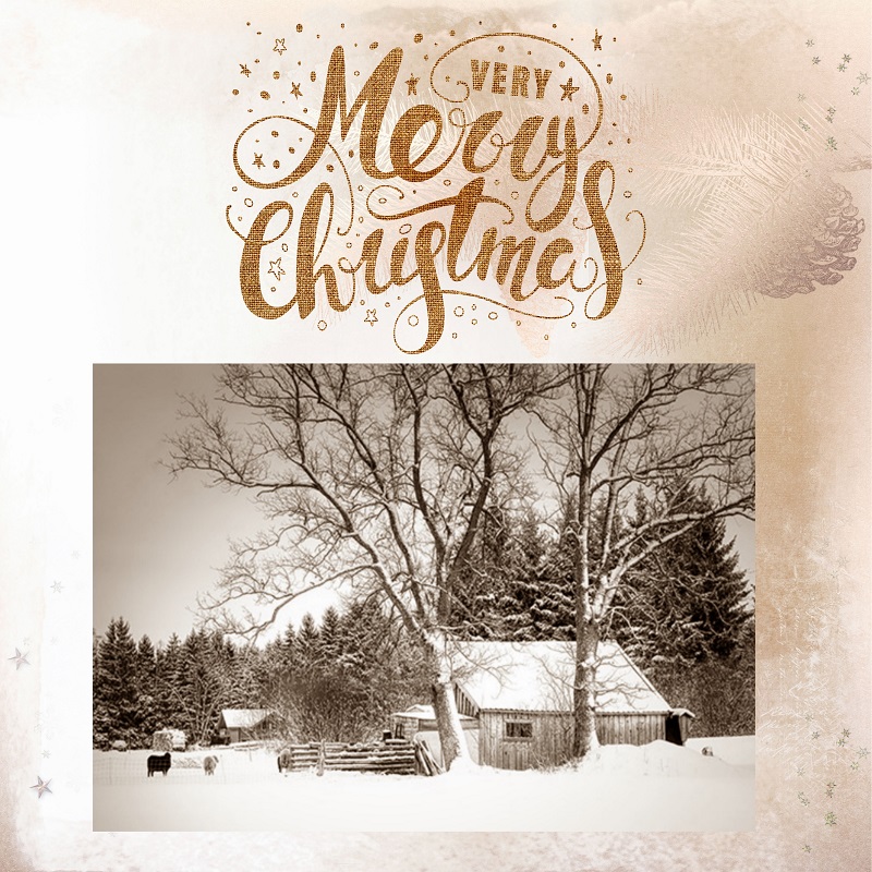 Day 3 A Very Sepia Xmas to All