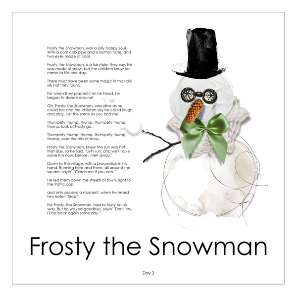 Day 3 - Frosty the Snowman