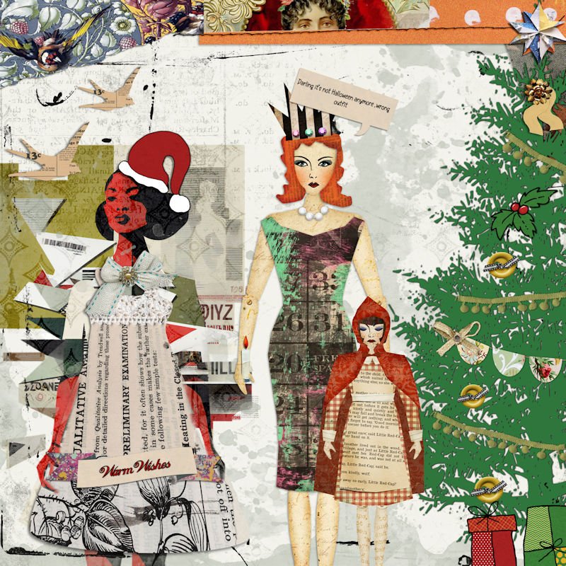 DAY 6 - Art Doll Dress Up - CHALLENGE