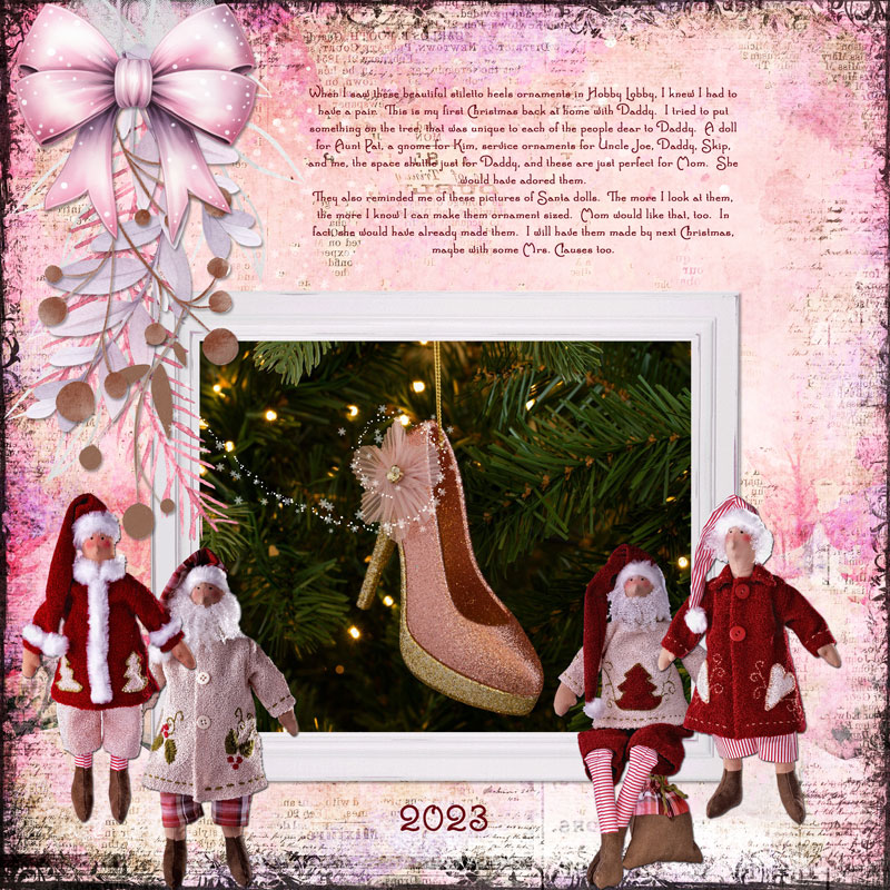 Day 9 Chain Scraplift Pink-Christmas