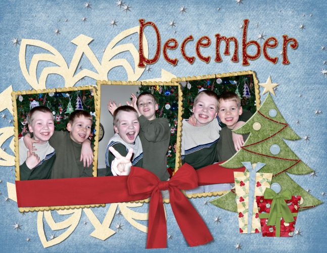 December Calendar Page