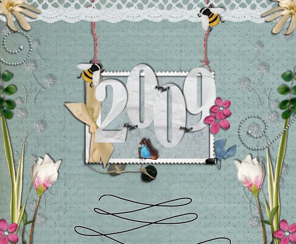 Deckblatt Kalender - Cover Calendar | Oscraps Digital Scrapbooking and