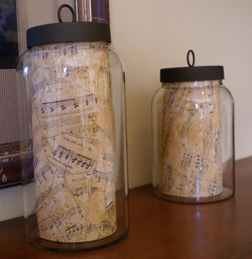 Decorated jars